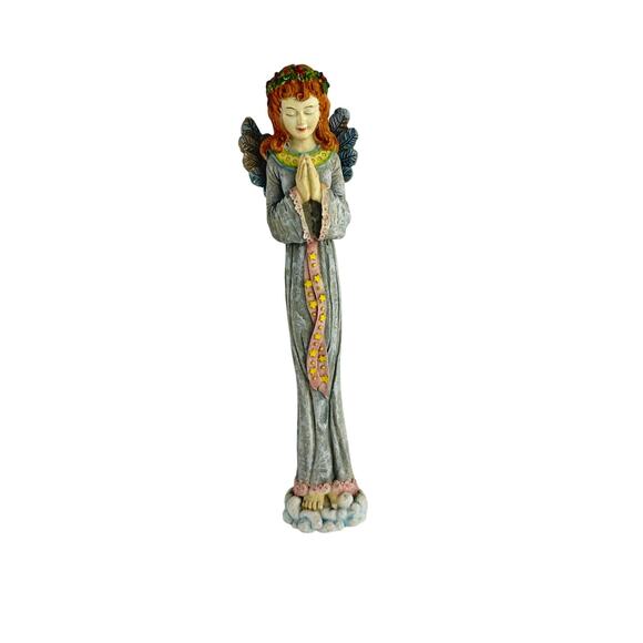 Tall Skinny Pencil Vintage Angel Figurine Elegant Home Decor Collectible or Gift - Picture 9 of 10
